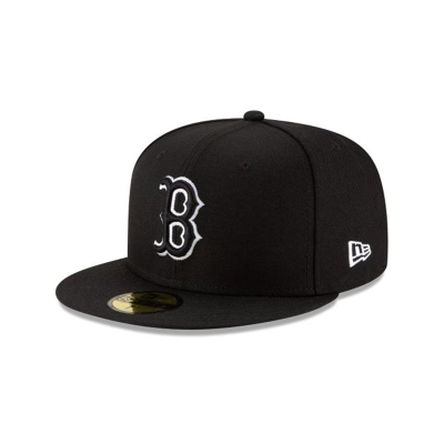 Sapca New Era Boston Red Sox MLB Outline 59FIFTY Fitted - Negrii